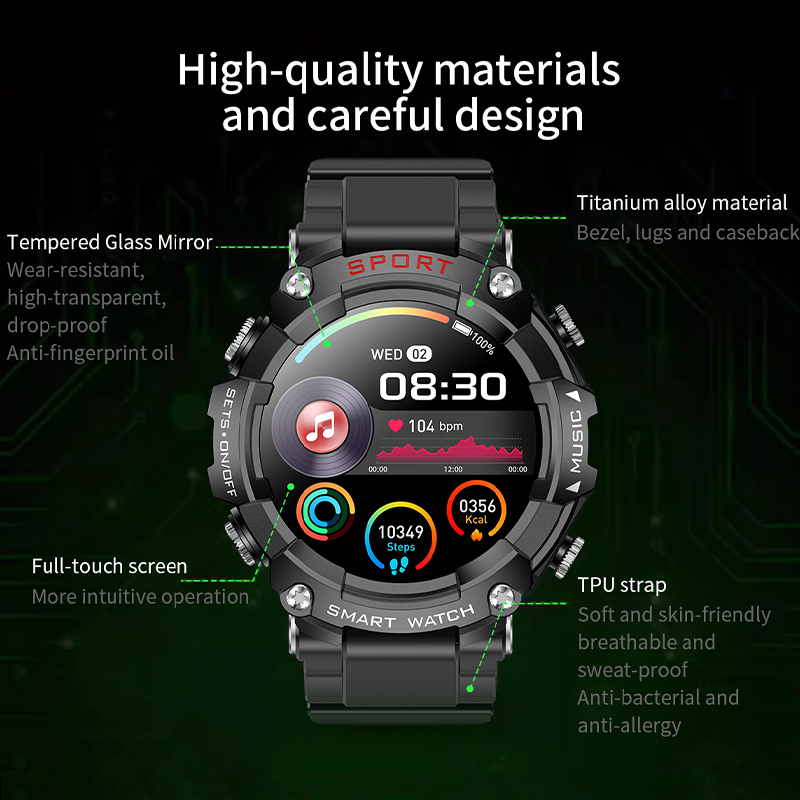 Haino Teko ST-3 Smart Watch with Wireless Earbuds – 2-in-1