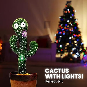 Dancing Cactus Toy – Talking & Recording USB Rechargeable Toy