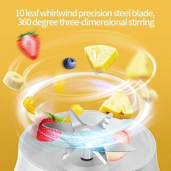 Portable USB Blender – Rechargeable Mini Juicer for Shakes & Smoothies