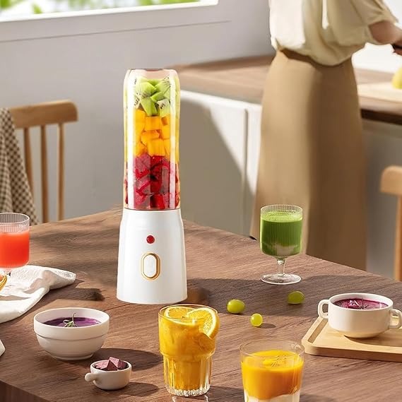 Portable USB Blender – Rechargeable Mini Juicer for Shakes & Smoothies