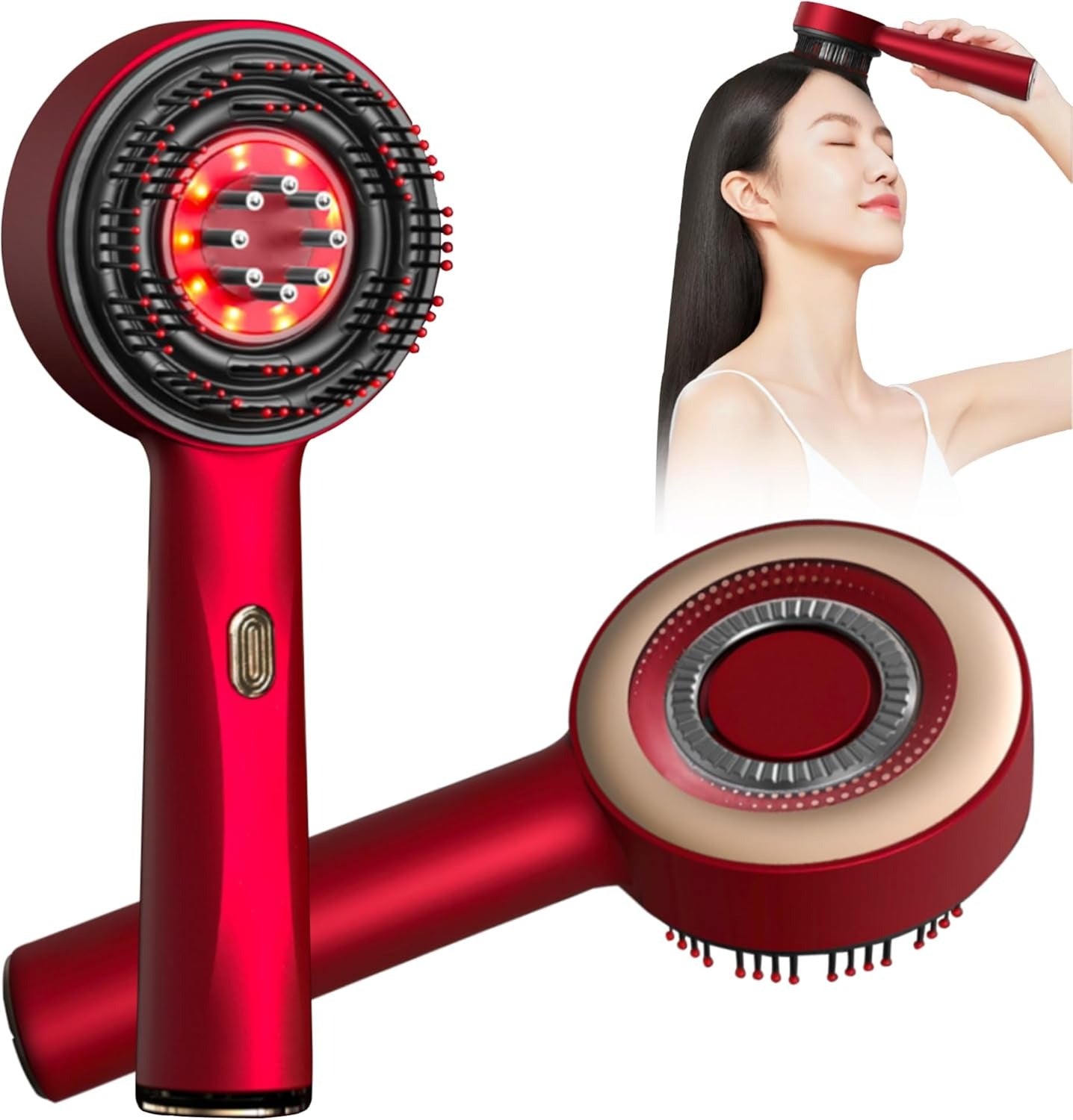 Scalp Massager Brush – 3-Mode Head Massage Comb