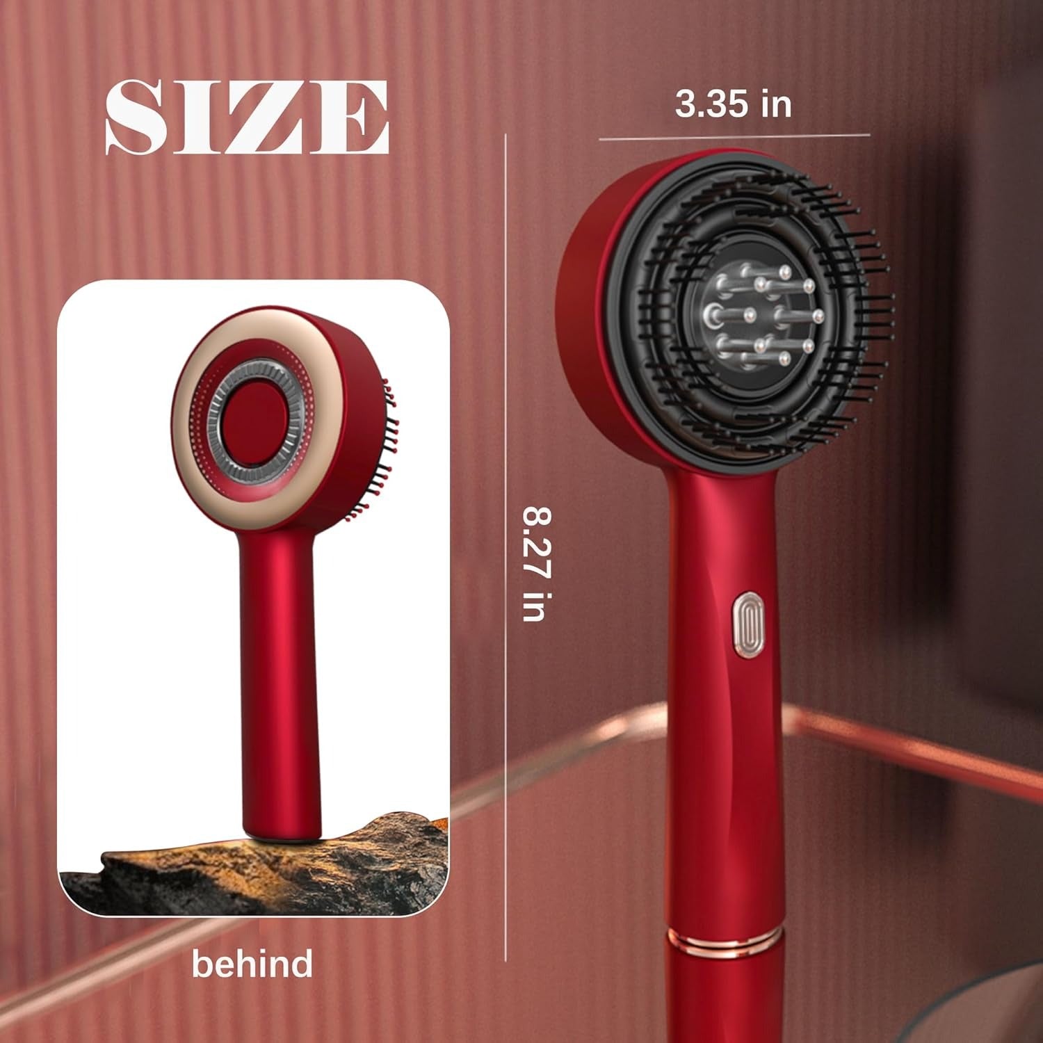 Scalp Massager Brush – 3-Mode Head Massage Comb