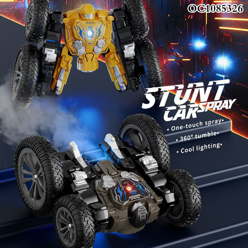 Remote Control Transforming Robot Car – Lights & Sound Toy
