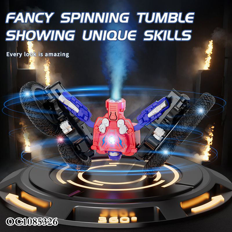 Remote Control Transforming Robot Car – Lights & Sound Toy