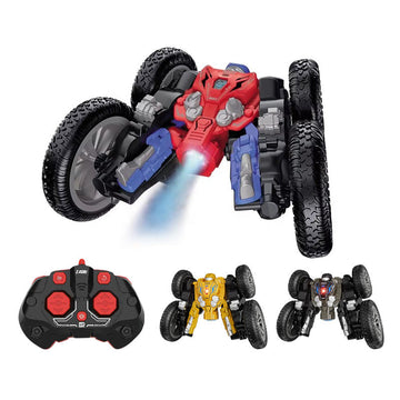Remote Control Transforming Robot Car – Lights & Sound Toy