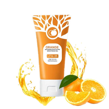 Orange Brightening Exfoliating Gel – Gentle Face Peel Scrub