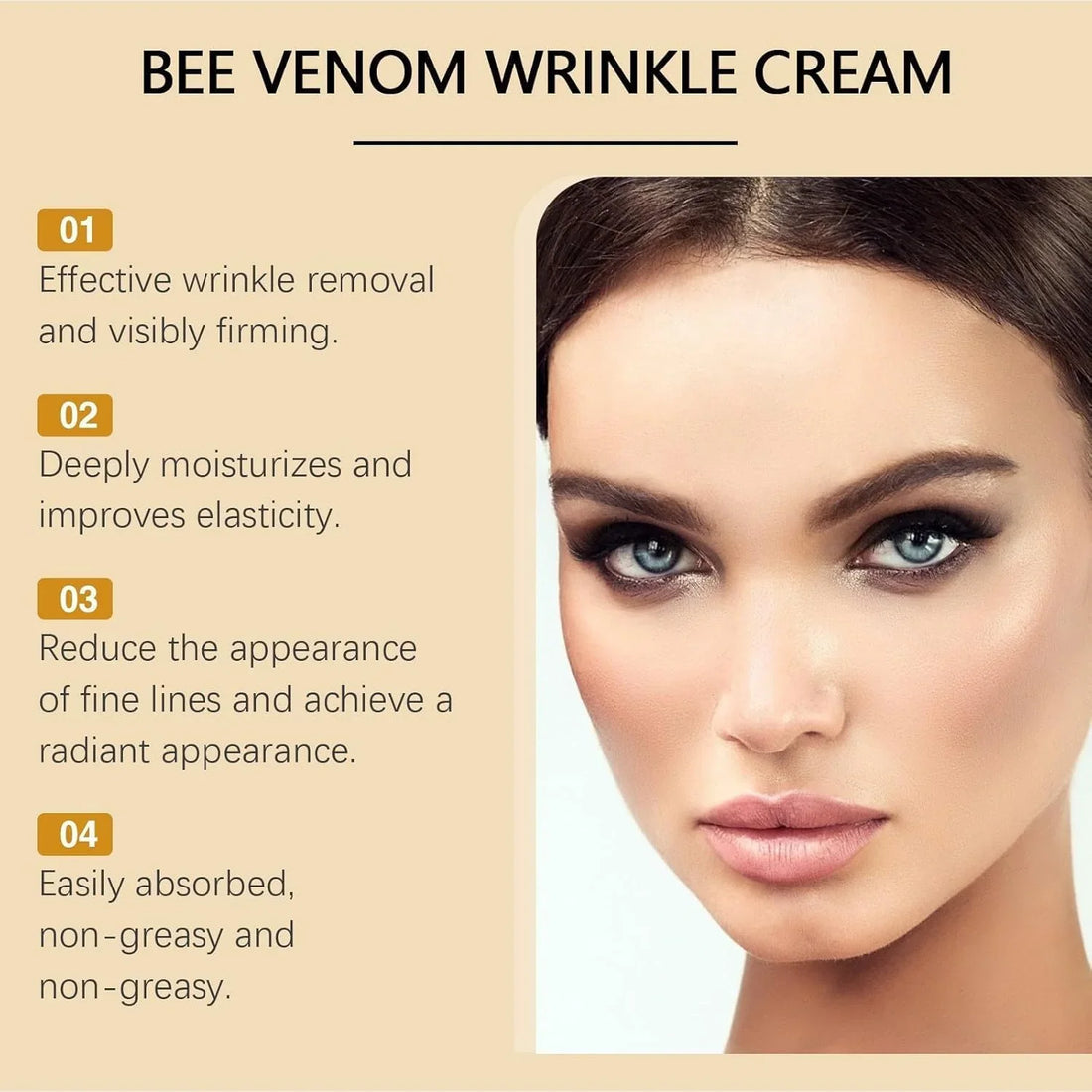 Bee Venom Anti-Wrinkle Cream – Firming & Hydrating Face Cream