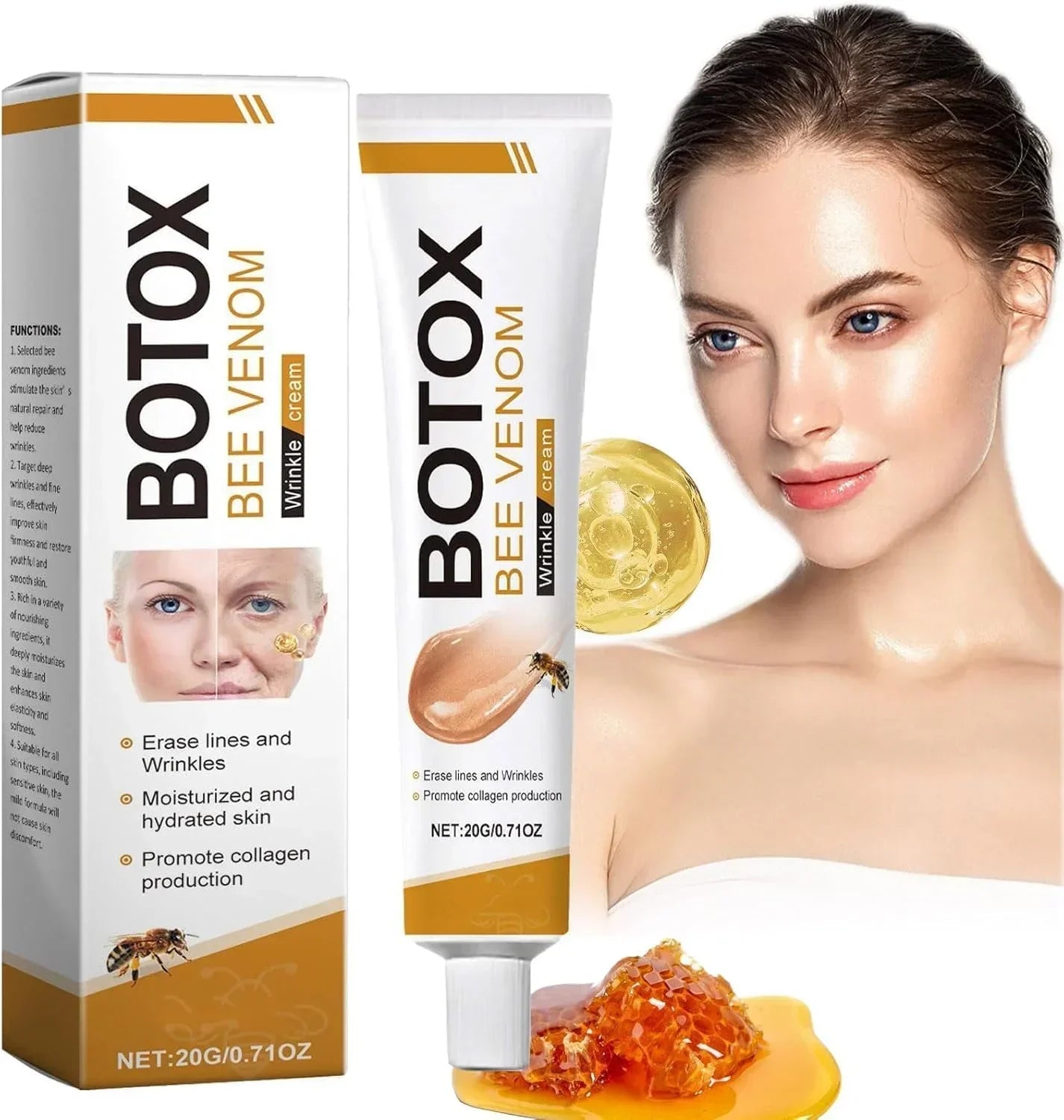 Bee Venom Anti-Wrinkle Cream – Firming & Hydrating Face Cream