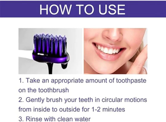 EELHOE Purple Whitening Toothpaste – Stain Removal Formula