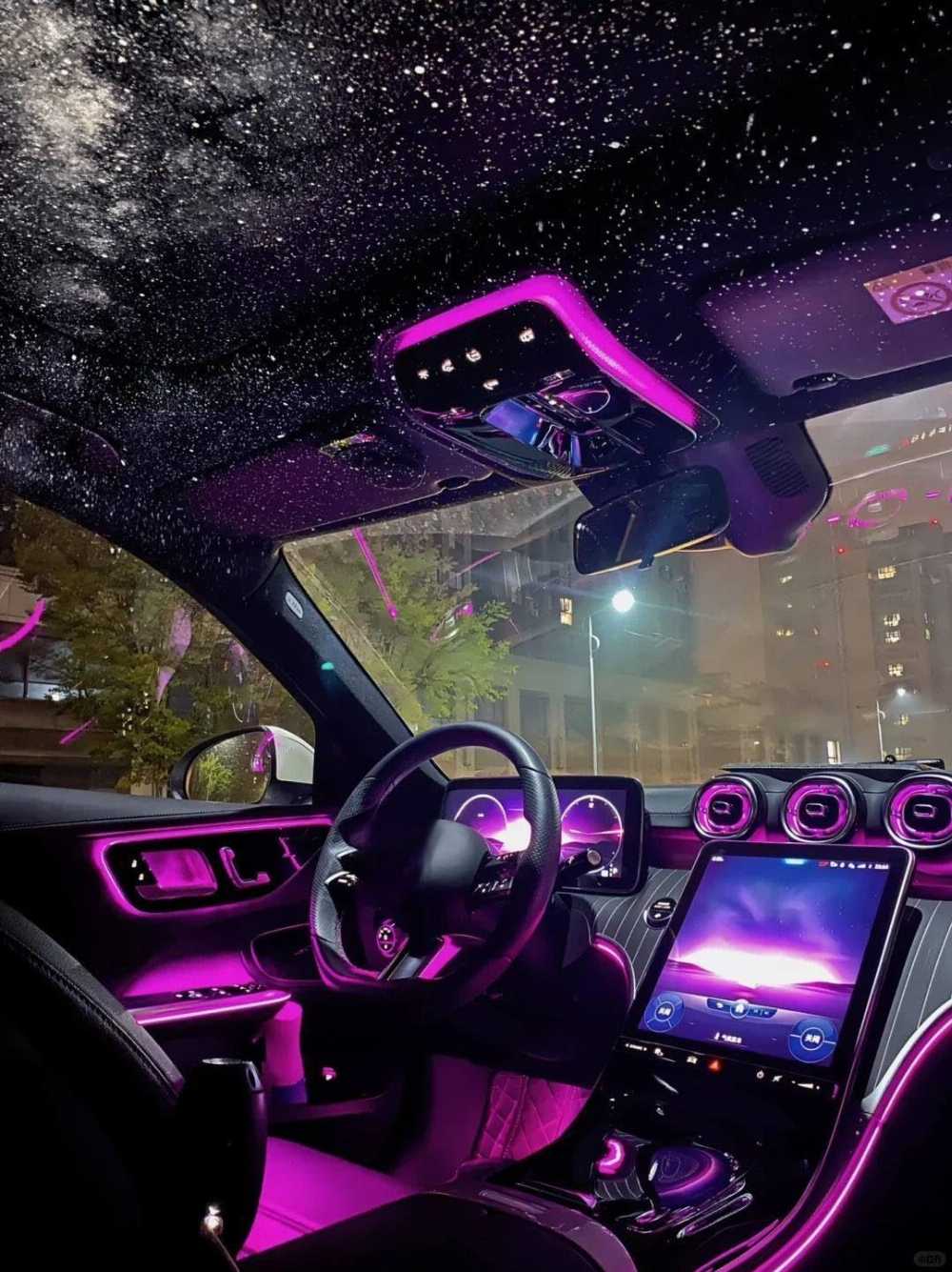 Car Starry Sky USB Projector – LED Star Light Ambient Roof Light