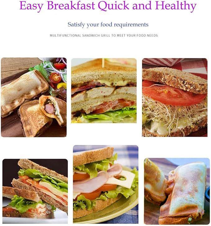 Breakfast Sandwich Maker – Fast Panini & Grilled Sandwich Press