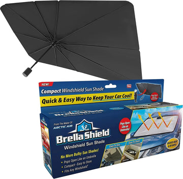 Car Windshield Sun Shade – Foldable UV & Heat Block Cover