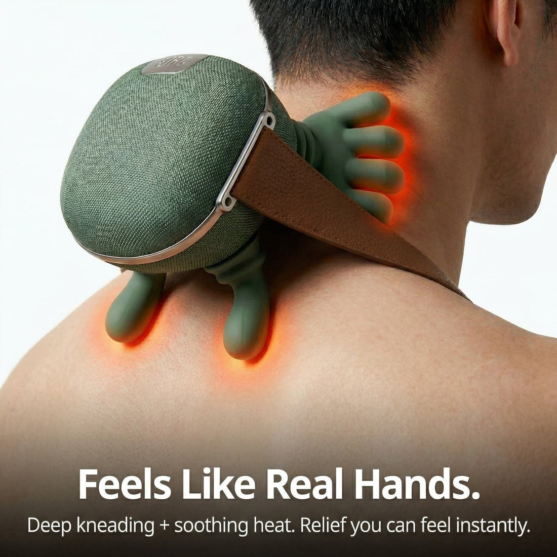 Heated Shoulder & Neck Massager – Dual-Palm Pain Relief