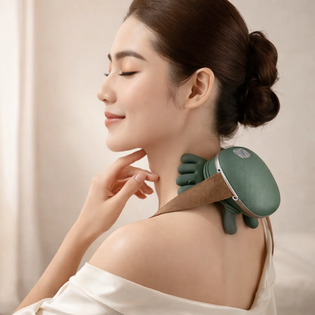 Heated Shoulder & Neck Massager – Dual-Palm Pain Relief