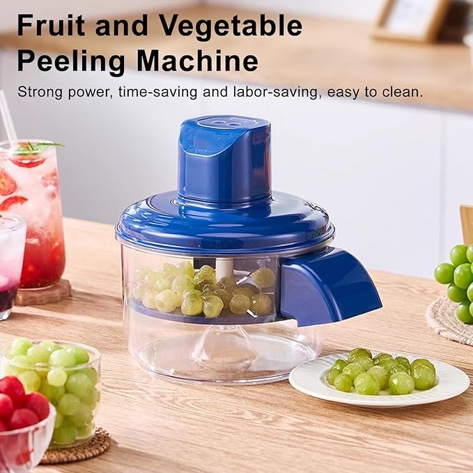 Electric Fruit Peeler – Rechargeable Peeler for Grapes, Tomatoes & Garlic