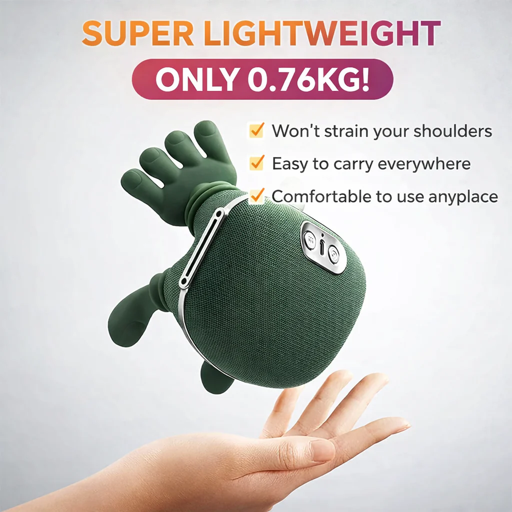 Heated Shoulder & Neck Massager – Dual-Palm Pain Relief