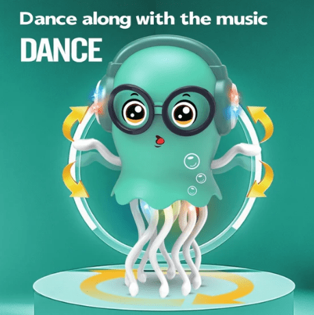 Twist Jellyfish Musical Bump & Go Toy – Interactive Kids Toy