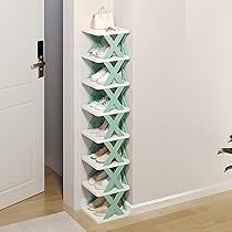X-Shaped Folding Shoe Rack – 5-Tier Space-Saving Storage